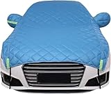 Hailproof Car Cover Compatible with Rolls Royce Ghost ll 2014-2020, Waterproof All Weather Hail Blankets, Thicken Half Car Cover, Outdoor Waterproof Hailproof Windproof UV Resistant wg591