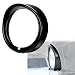 7inch Black Visor Type Motorcycle Trim Ring, OVOTOR Harley Davidson Headlight Rings fits 12-14 FLD 86-14 FLST 83-13 Touring Bikes Pack of 1