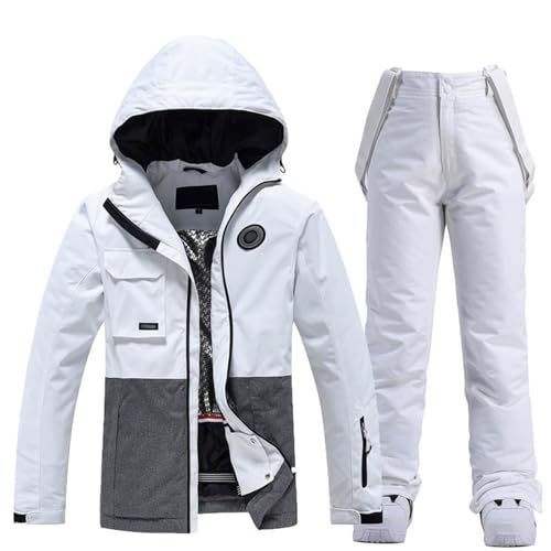 MaNMaNing Tuta da Sci per Uomo e Donna con Stampa