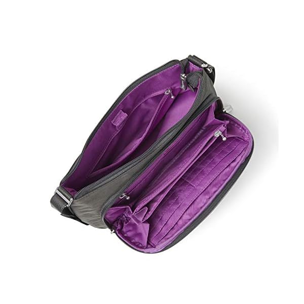 Baggallini unisex adult Everyday Bagg Handbags, Charcoal, One Size US