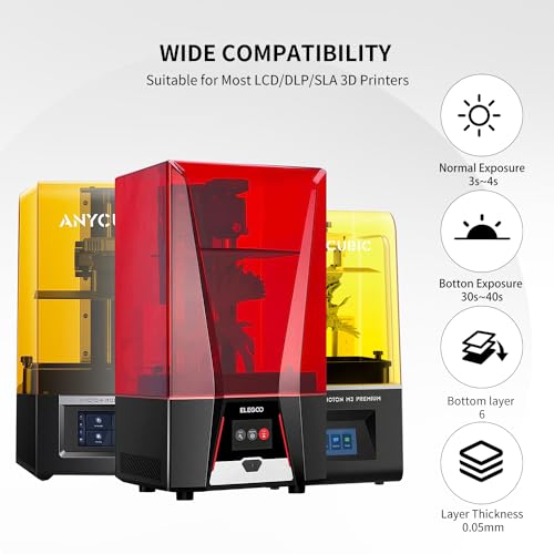 Image of YOUSU 3D Metal Printer, Fast Curing Gold Resin 1KG, Magical Metallic Effect Brass Color Resin for LCD DLP 3D Printing (1000g, Metal)