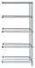 Quantum Storage Systems AD86-2160GY-5 Wire Shelving 5 Shelf Add-On Units, 21" x 60" x 86", Gray Epoxy