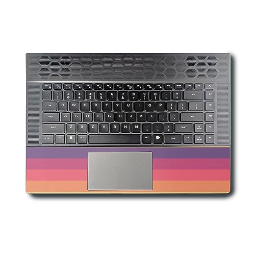 Image of MightySkins Skin Compatible with Alienware X16 R1 (2023) Full Wrap Kit - Mellow Stripes | Protective, Durable, and Unique Vinyl Decal wrap Cover | Easy to Apply & Change Styles | Made in The USA