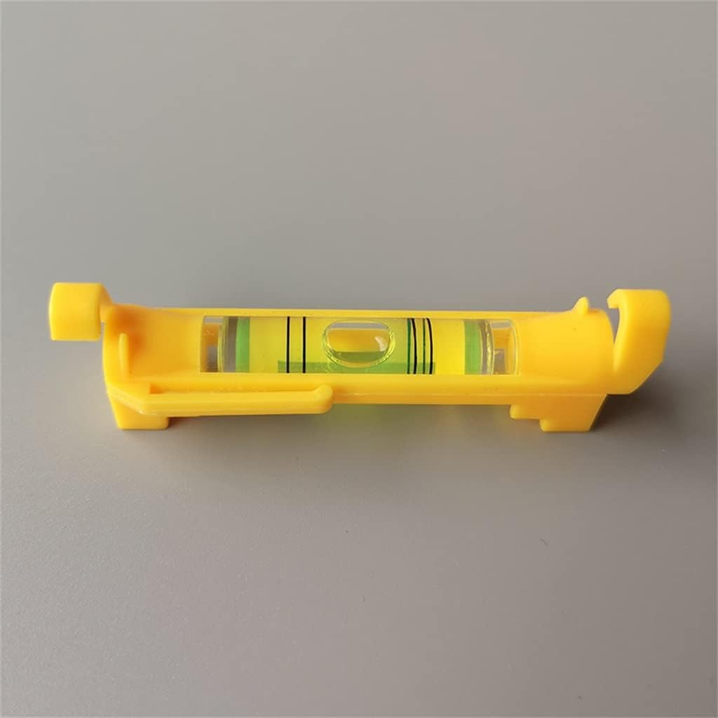 Mini Line Hanging Spirit Level Brick Laying String Bubble Hanger Hand Tool Measuring (Color : As Shown, Size : One Size) (Yellow One Size)