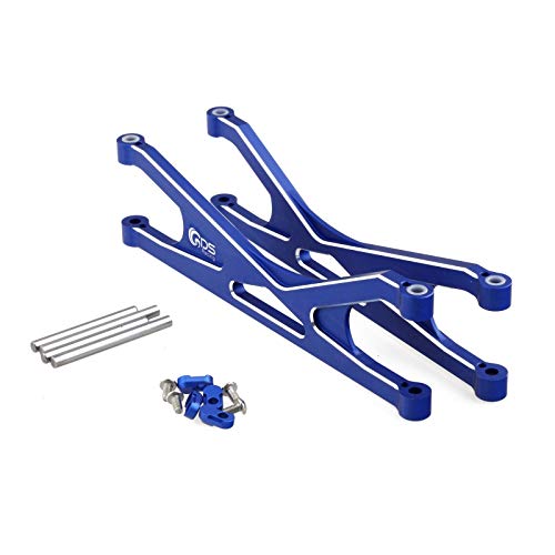 GDS Racing Alloy Front & Rear Upper Suspension A-Arm Set Blue for Traxxas X-MAXX RC Monster Truck