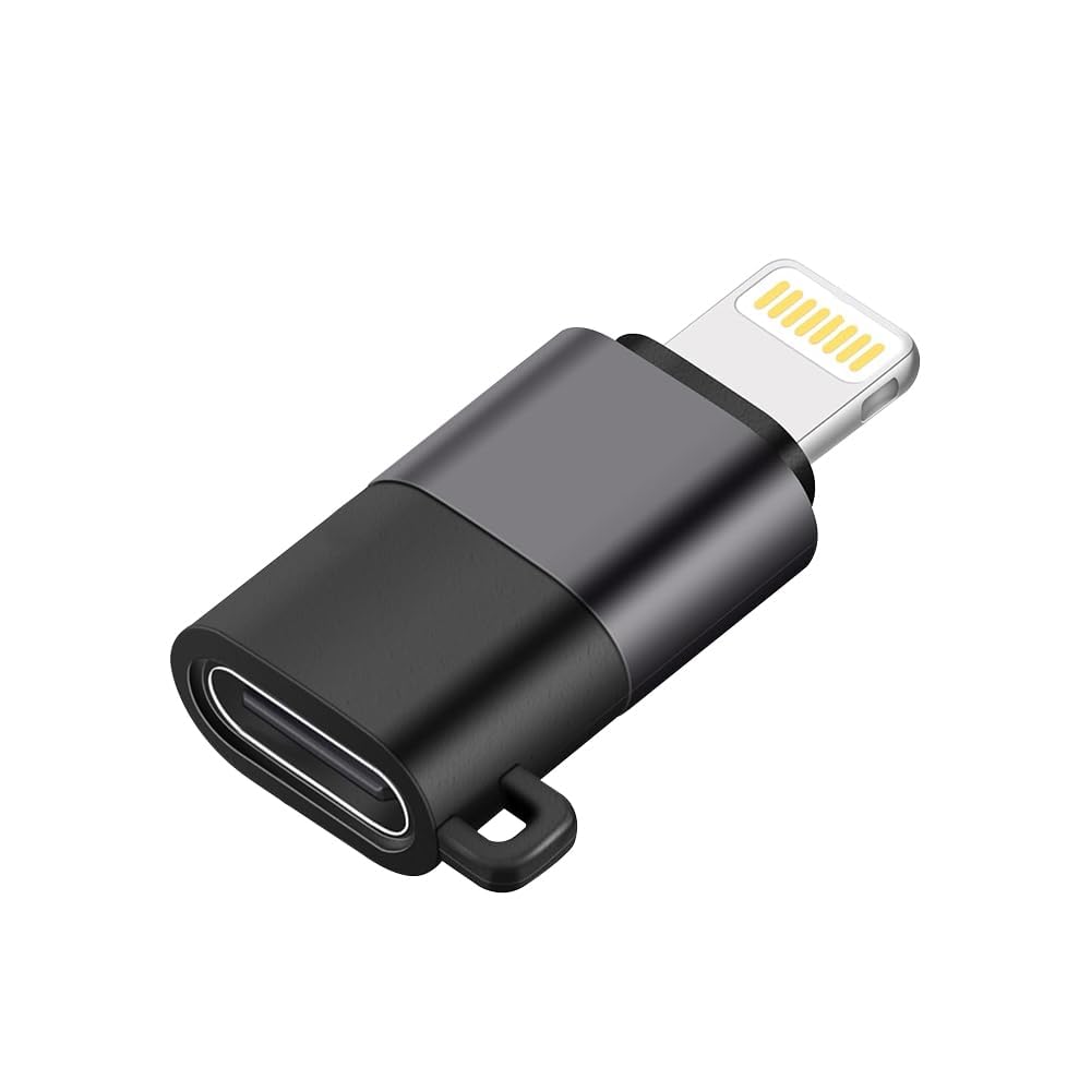 [Apple MFi Certified Light_ing 8-Pin Male to Type-C Female Charging Cable Converter USB-C Mic Camera Card Reader Connector for iPhone 14 13 12 11 XS X XR 8 Pro Mini Promax Pad-image-8