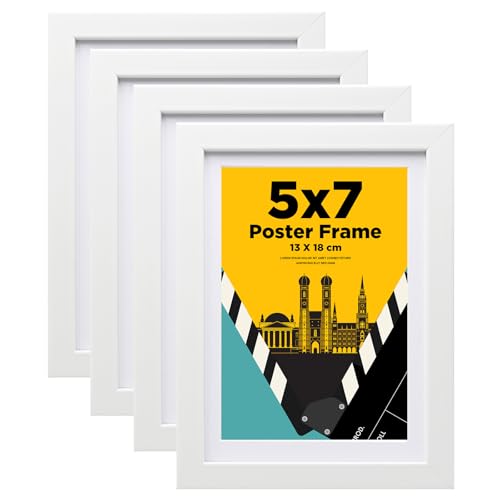 Egofine Bilderrahmen 13x18 cm,Holzrahmen Rahmen 13x18 cm mit Acrylglas für...