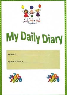 Early Years childminder MY Daily Diary A4 Readymade- unisex style