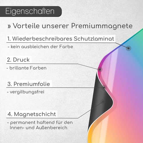 Rollstuhl Magnet-Schild I 20 x 20 cm I für Rollstuhl-Fahrer, Menschen mit Behinderung I magnetisches Auto-Schild für Behinderten-Transport I hin359