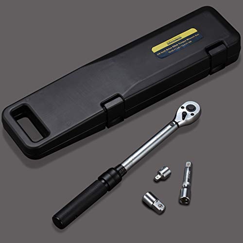 Arucmin 3/8-Inch Drive Click Torque Wrench Dual-Direction Adjustable Torque Wrench Set With Storage Case (10-45 Ft.-Lb./13.5-61 Nm)… #TOP6