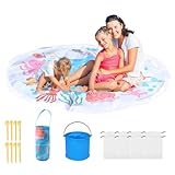 Kinder Und Pool - Tragbar Und Wasserdicht - -Planschbecken,Für Mädchen Kindertagesstätte Hinterhof Reisen Parkanlage Picknickplatz Campingplatz Urlaubsreise Badesee