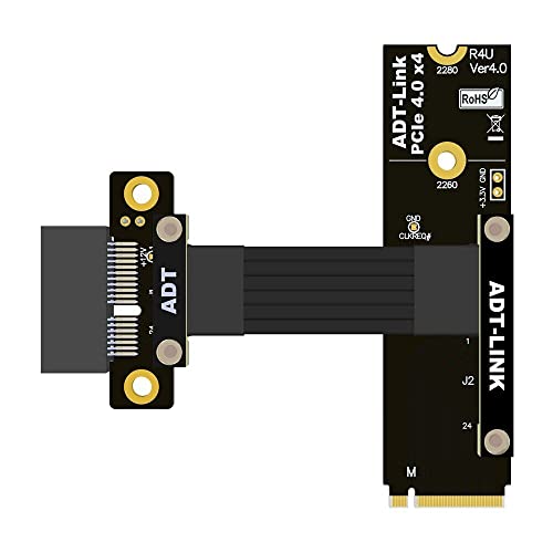 M.2 NVMe a PCIe x1 cable convertidor PCI-E 4.0 M Key SSD R41UF de 20cm 2