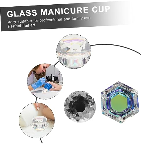 Vaso de Cristal para Lavado de Pinceles de Uñas miniatura 4