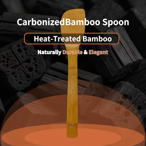 Natural Carbonized Bamboo Spoons  - image 4