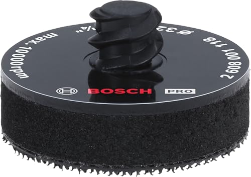 Bosch 1x PRO Schleifteller (Ø 32 mm, Professional Zubehör Punktschleifer)