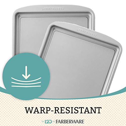 4 PC Farberware Bakeware Steel Nonstick Toaster Oven Pan Set 11.49 (43