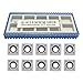 FOXBC 15x15x2.5mm R150 Carbide Inserts Knife for Planer Helical Cutterhead and Wood Woodturning Tool - 10 Pack