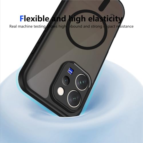 Image of Case for Vivo V70 5G Back Cover, for Vivo V70 Elite 5G Back Cover Matte PC Back + TPU Bumper Shockproof Magnetic Mobile Case Cover (Vivo V70 5G)