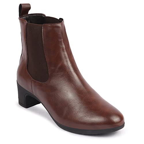 Image of FAUSTO Women Flared Heel Boots
