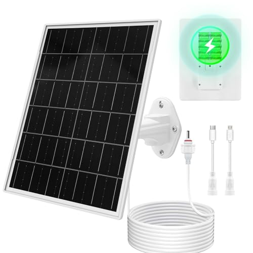 Orayafid Solar Panel for Trail & Game Camera Security, Built-in Rechargeable 20000mAh Battery, USB-C...