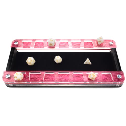 C4Labs Deluxe Dice Tray - Pink Pearl - Tray only