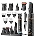 MAXGROOM 5 in 1 Manscape Body Hair Trimmer for Men, 120-Min Cordless Pubic Hair Trimmer, IPX6 Waterproof Body Shavers with Charging Dock, Led Display,Travel Lock,Type C