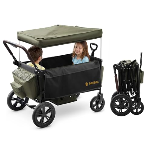 All-Terrain Kid Stroller Wagon with Canopy