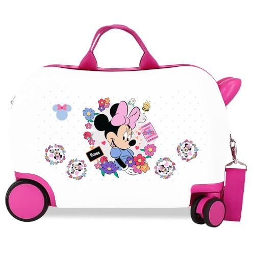 Bagage à main Minnie Joumma rigide 45x31x20 cm blanc pour enfant et fille