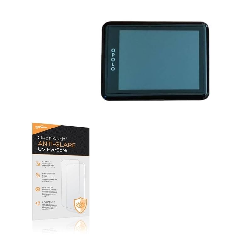 BoxWave Screen Protector Compatible With Opolo High-Security Crypto Wallet - ClearTouch Anti-Glare Anti-UV EyeCare (2-Pack), Filters out Harmful Blue Light Reduce Fatigue