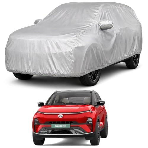 Image of AutoStory Punch Ev Car Cover | Dustproof Lightweight Car Body Cover | Custom Fit for Punch Ev | Mirror Pocket | Lightweight | Indoor & Outdoor | Mirror Pockets, Elastic Bottom