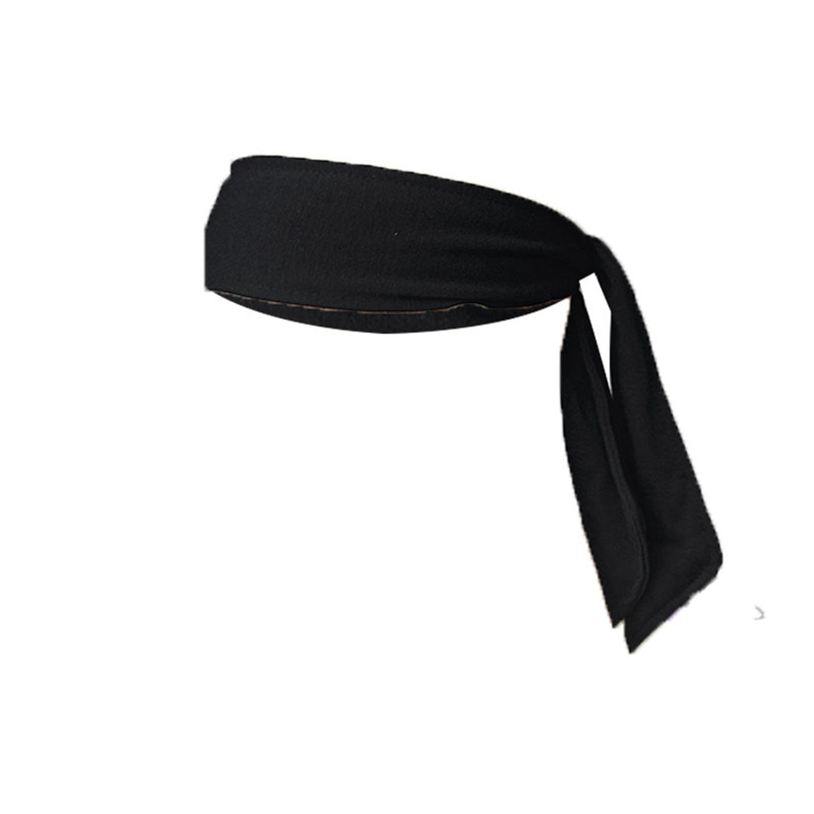 Alloneslife Women's Black Adjustable Sports Headbands For Men And Wicking Sweatband Hair Accesories For Running Tennis