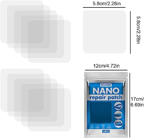 20 Stück Pool Flicken Unterwasser,Pool Reparaturset Unterwasser,Pool Flicken Groß,Pool Reperatur Flicken,Pool Flicken für Wasserbett,Pool,Flickzeug Pool,Poolfolie, Planschbecken, Luftmatratze – Bild 3