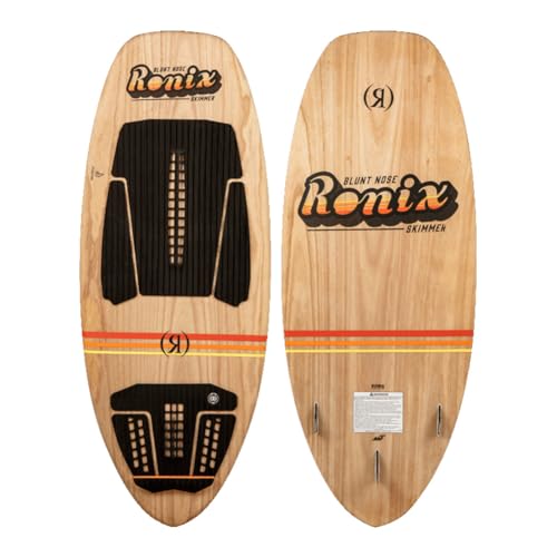 Ronix Element Core - WakeSurf Blunt Nose Skimmer - Paulownia / Sunset - 4'10