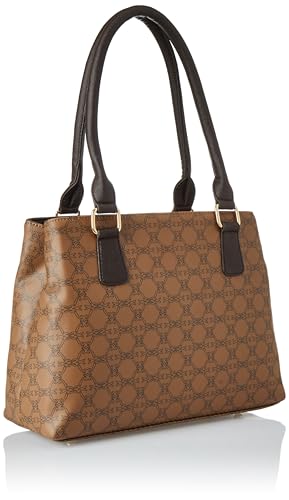 Image of Lavie Women's Zabby 2C Monoprint Satchel Bag for Women | Satchel Handbag for Work | Ladies purse | Stylish Shoulder Bag | Gift For Ladies