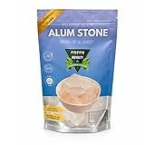 GREEN ROYALTY Alum Stone (Piedra de Alumbre) 4 oz - Multi-Purpose Crystal for Skin Care and Healing - Natural Deodorant & Antiperspirant | Shaving Stone.