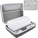Khanka für Cricut Joy Xtra | Robuste Tragetasche für Smart Cutting Machine, Aufbewahrungstasche mit Tasche für Zubehör und Werkzeuge der Cricut Joy Xtra, nur Tasche (Grau)