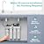SimPure T2-600T Reverse Osmosis System, Comes with Extra 4 Replacement Cartridges Filters