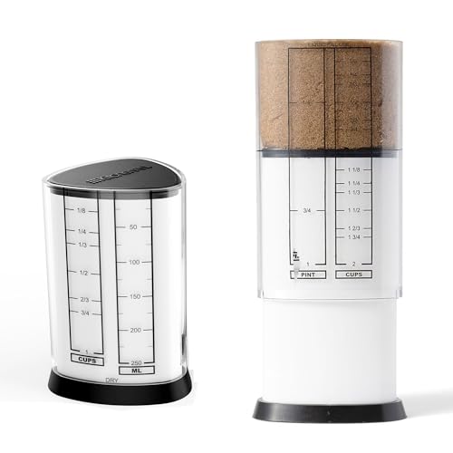 Set de vasos medidores ajustables 1 y 2 tazas miniatura 1