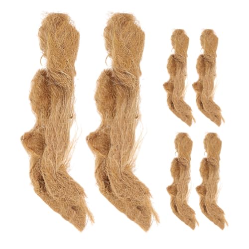 Artibetter 6 Stück Jute Feuerstarter Leicht und Tragbar Natürliches Lagerfeuerzubehör für Camping und Outdoor Überleben im Freien