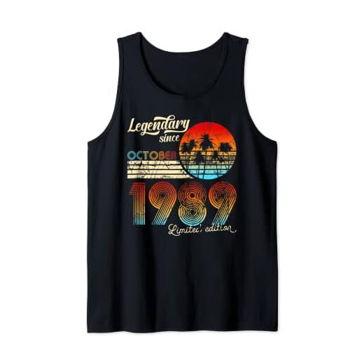 Legendario De Cumpleaños Desde Octubre De 1989 Regalo Camiseta sin Mangas