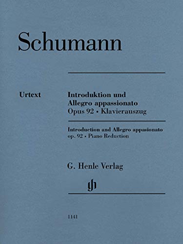 Introduktion und Allegro appassionato: Konzertstück für Klavier und Orchester op. 92, Klavierauszug