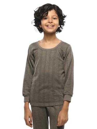 Image of Lux Inferno Kids Thermal Top | Full Sleeves Round Neck Warm Innerwear | Boys & Girls Winter Wear