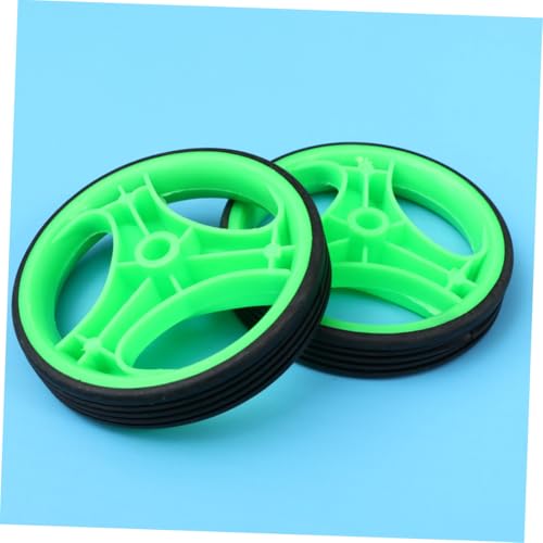 Ruedas de entrenamiento Ciieeo para bicicleta 12-20 pulgadas, ruedas auxiliares de equilibrio silenciosas con soporte verde, estabilizadores para niños y aprendizaje de ciclismo miniatura 4