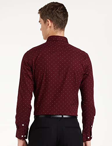 Image of Diverse Men's Cotton Printed Full Sleeve Regular Formal Shirt