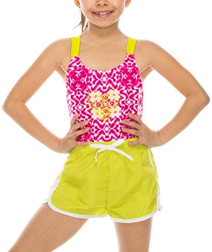 Image of ToBeInStyle Girl's Spaghetti Strap Printed Assorted Styles One Piece Swimsuit