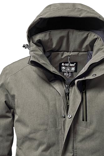 killtec Herren Funktionsjacke mit abzippbarer Kapuze KOW 161 MN JCKT, oliv, 3XL, 37589-000