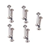 Vis de roue de patins en métal - il y a 16 vis de patinage femelles et mâles dans un paquet, adaptées aux roues de patins à roues alignées, vis