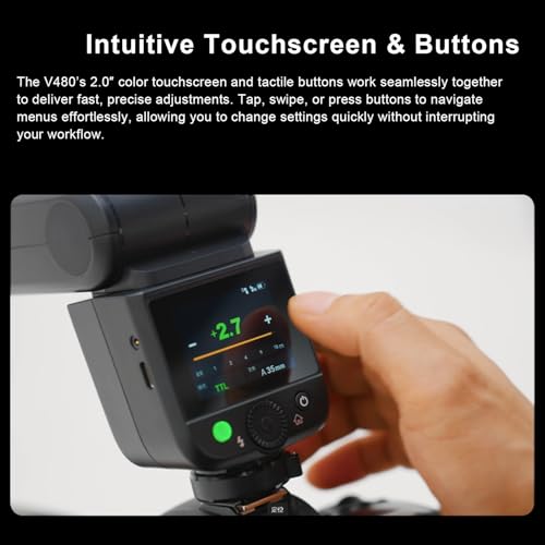 Image of Godox V480O TTL Flash for Olympus /Panasonic, V480-O GN50 Speedlite