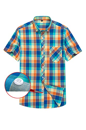 Chemise d'été manches courtes Pohullan en coton léger M