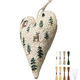Photo Gallery gungtj kit ricamo cuore decorazione natalina | set pratica ricamo per principianti | arte artigianale per decorazione casa adulti hobby relax attività di gruppo festa viaggio progetto Photo Gallery gungtj kit ricamo cuore decorazione natalina | set pratica ricamo per principianti | arte artigianale per decorazione casa adulti hobby relax attività di gruppo festa viaggio progetto